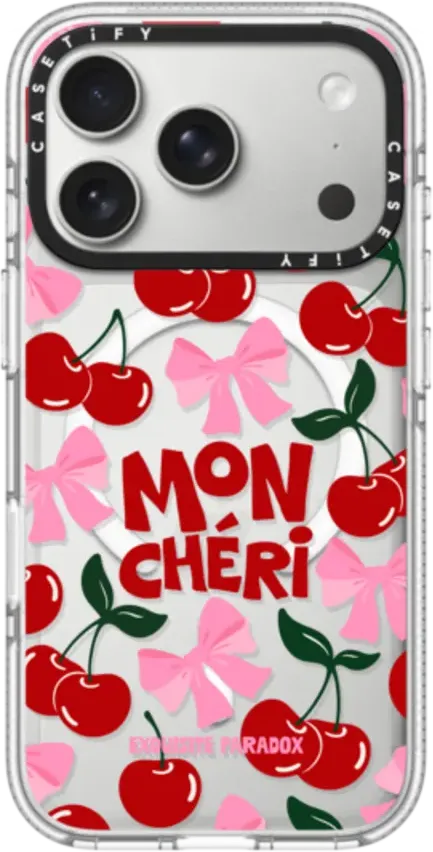 Mon Cheri Cherries Funda Impact transparente