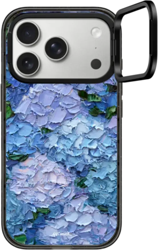Moonlight Hydrangeas Funda Impact con anillo soporte (MagSafe)
