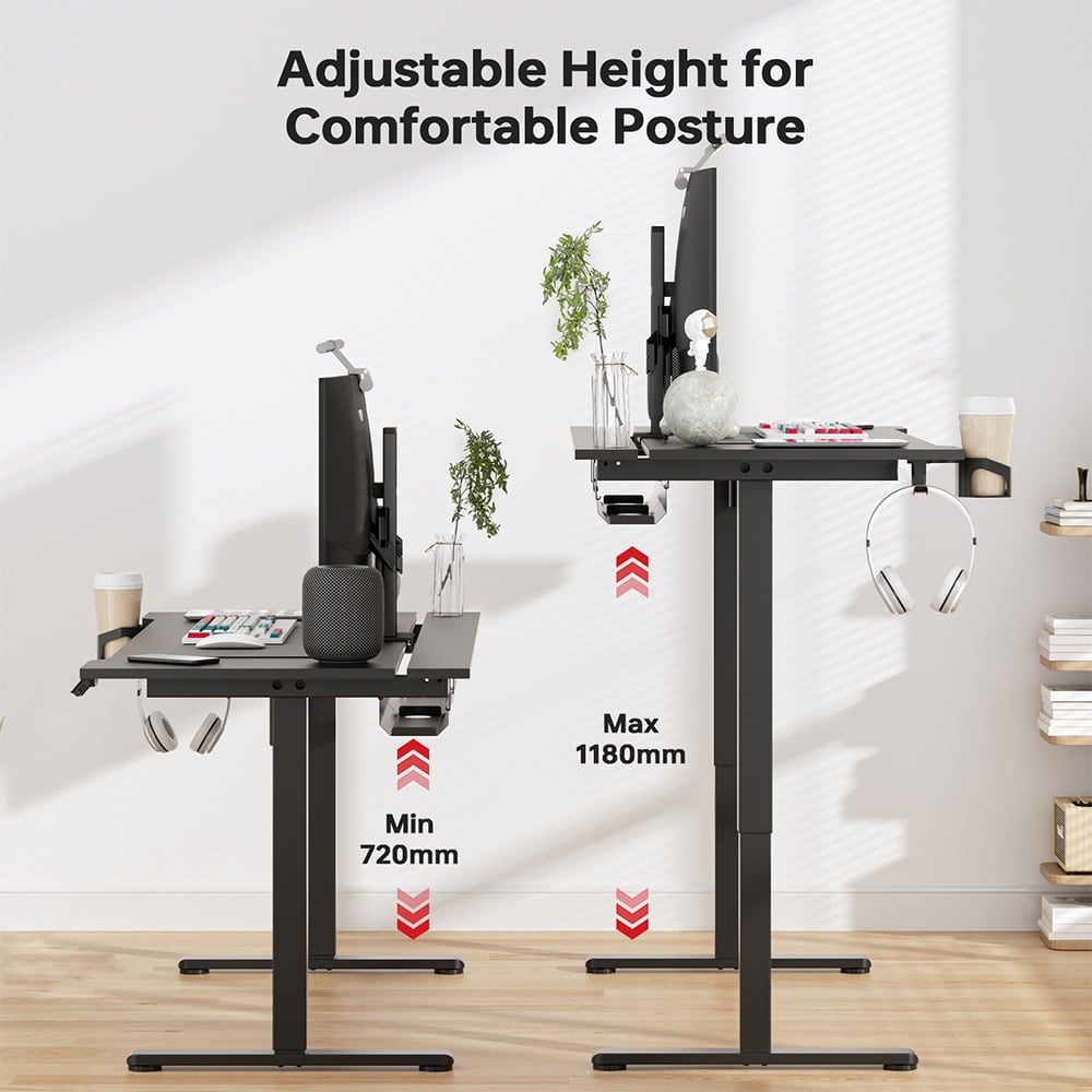 Lowest 720 mm and highest 1180 mm