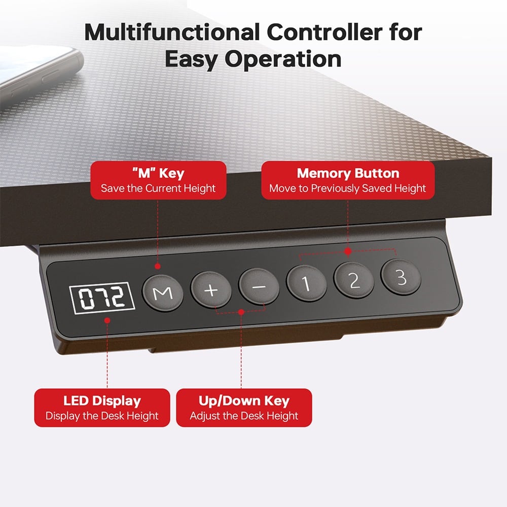 The controller with memory buttons