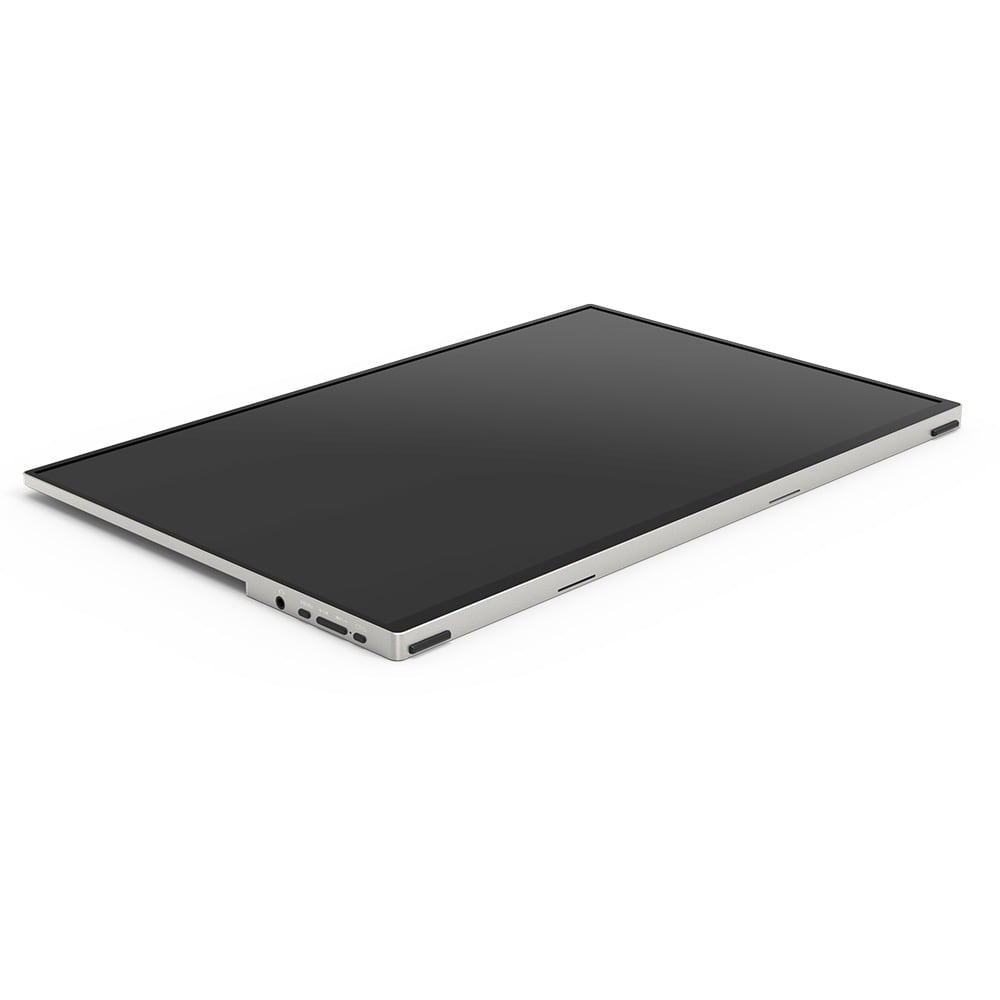 Lying flat with the side ports in view