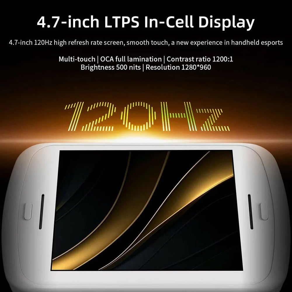 The 4.7-inch 120 Hz screen