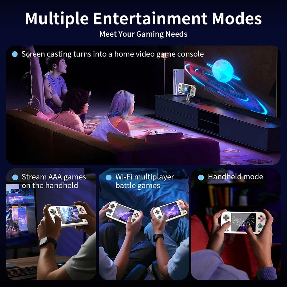 TV casting, streaming and multiplayer modes