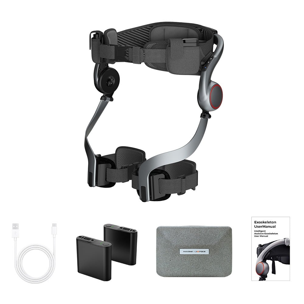 Unit, two batteries, cable and storage case
