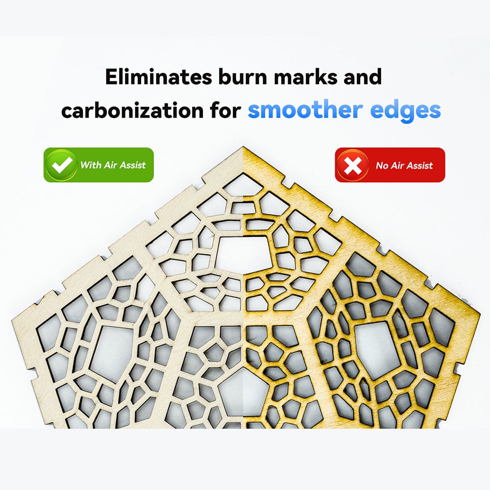 Cut edges with less scorching