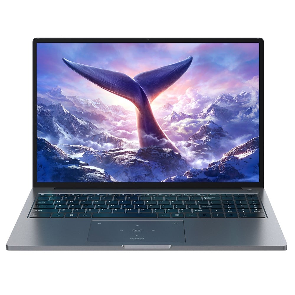 The 16-inch screen head-on