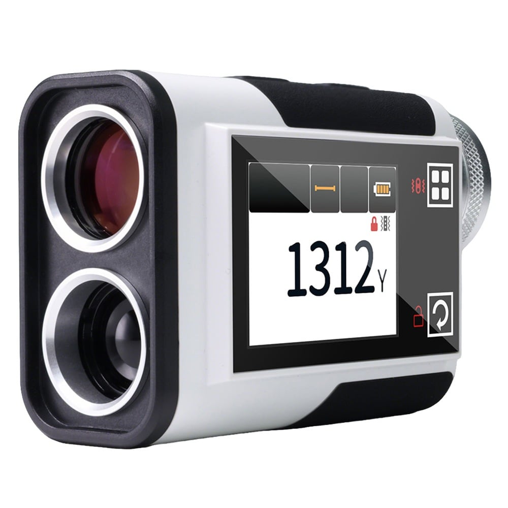 The rangefinder showing 1312Y on its side screen