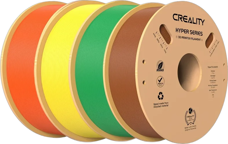 Filamento Hyper PLA de alta velocidad, set de 4 kg