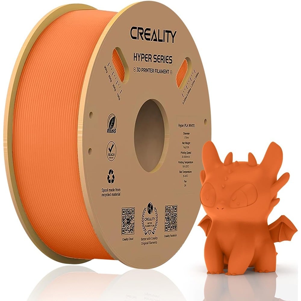 The orange roll with an orange print