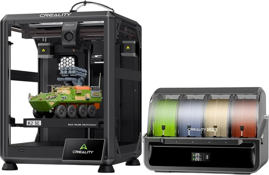 Impresora 3D multicolor K2 SE Combo