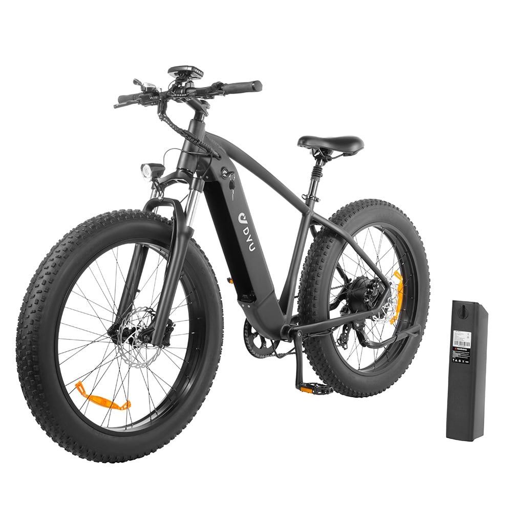 La bici con la batería extraída