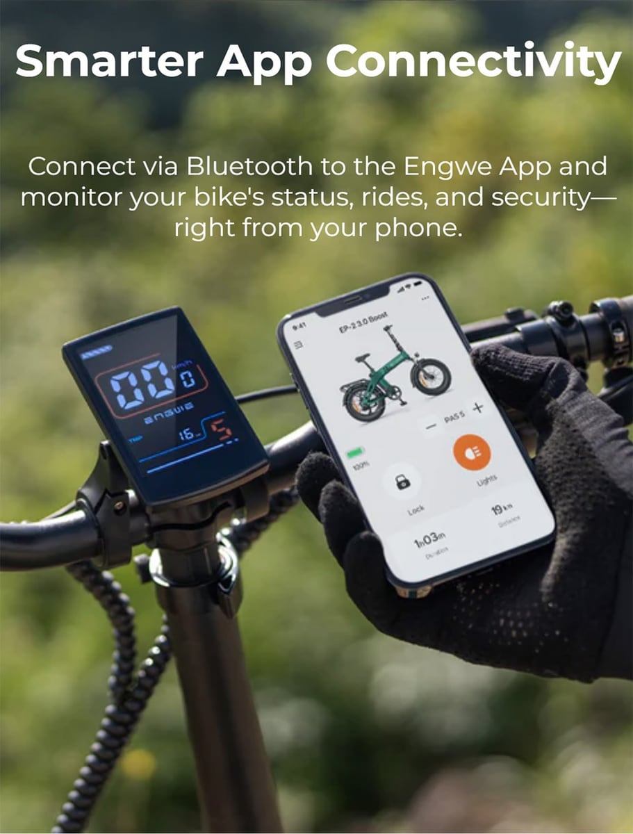 The colour display and the ENGWE app