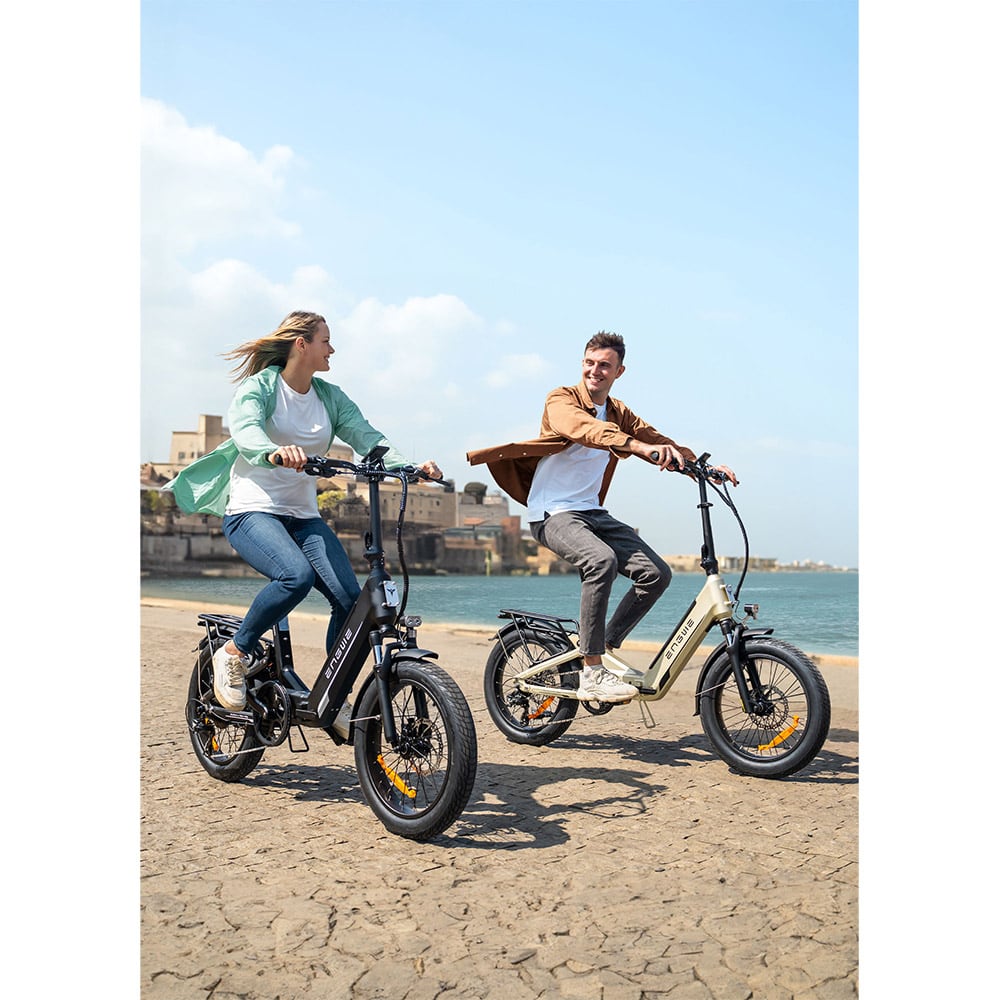 Two riders by the sea
