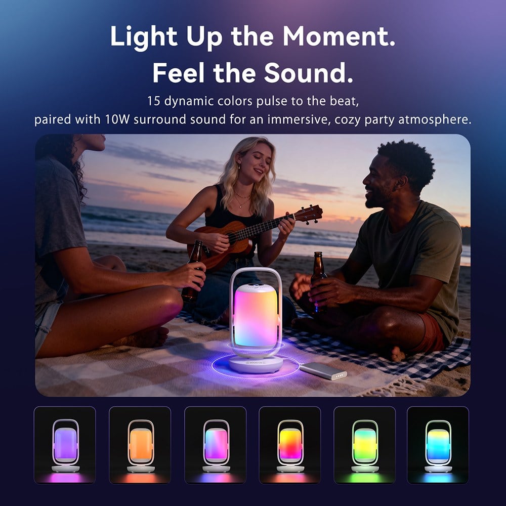 Its range of mood-light colours
