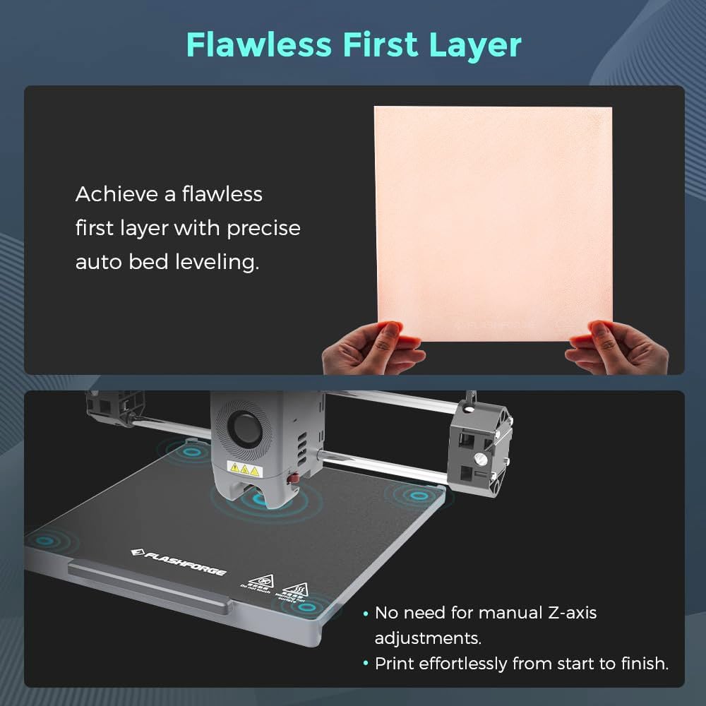Cama PEI con nivelado automático