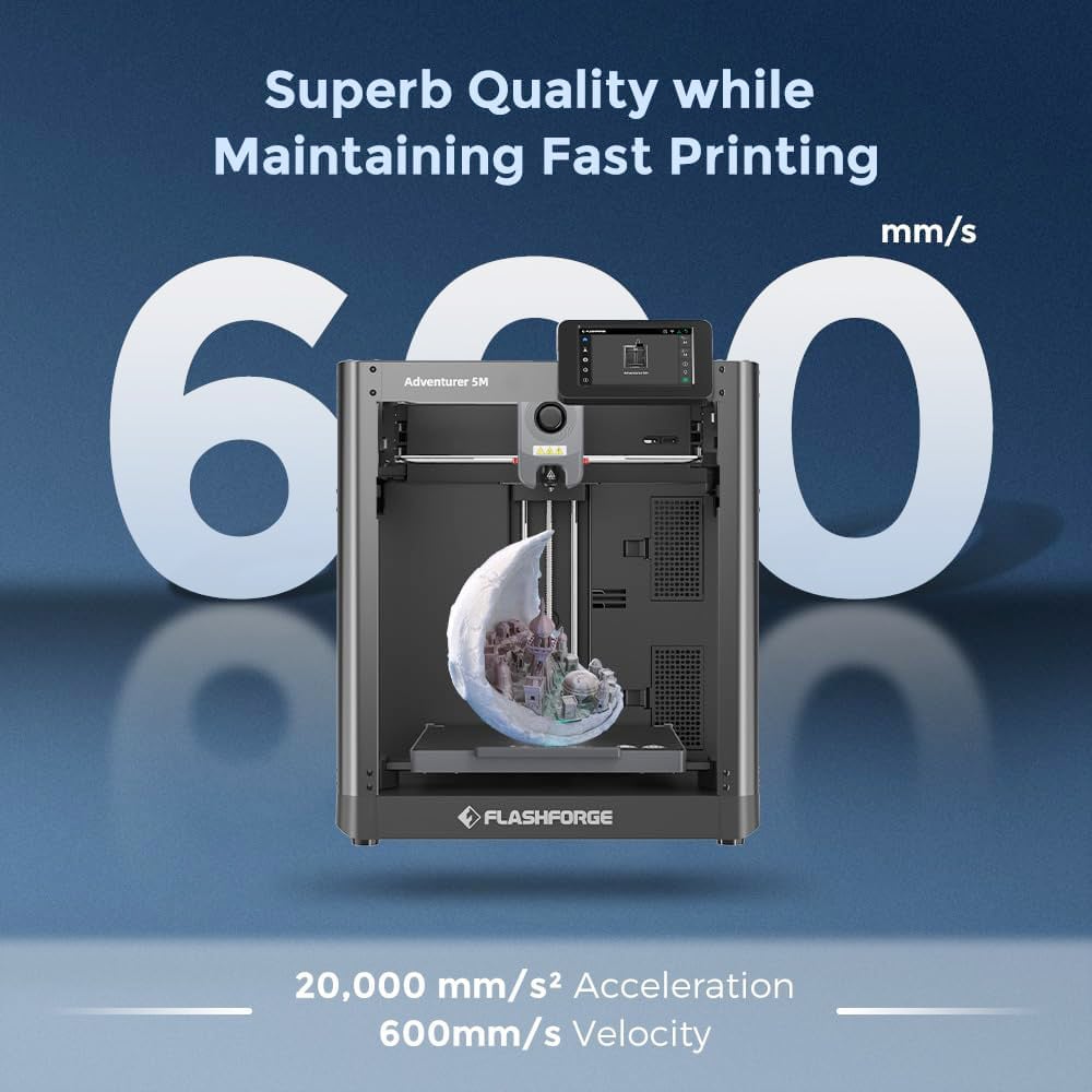 A model printed at 600 mm/s