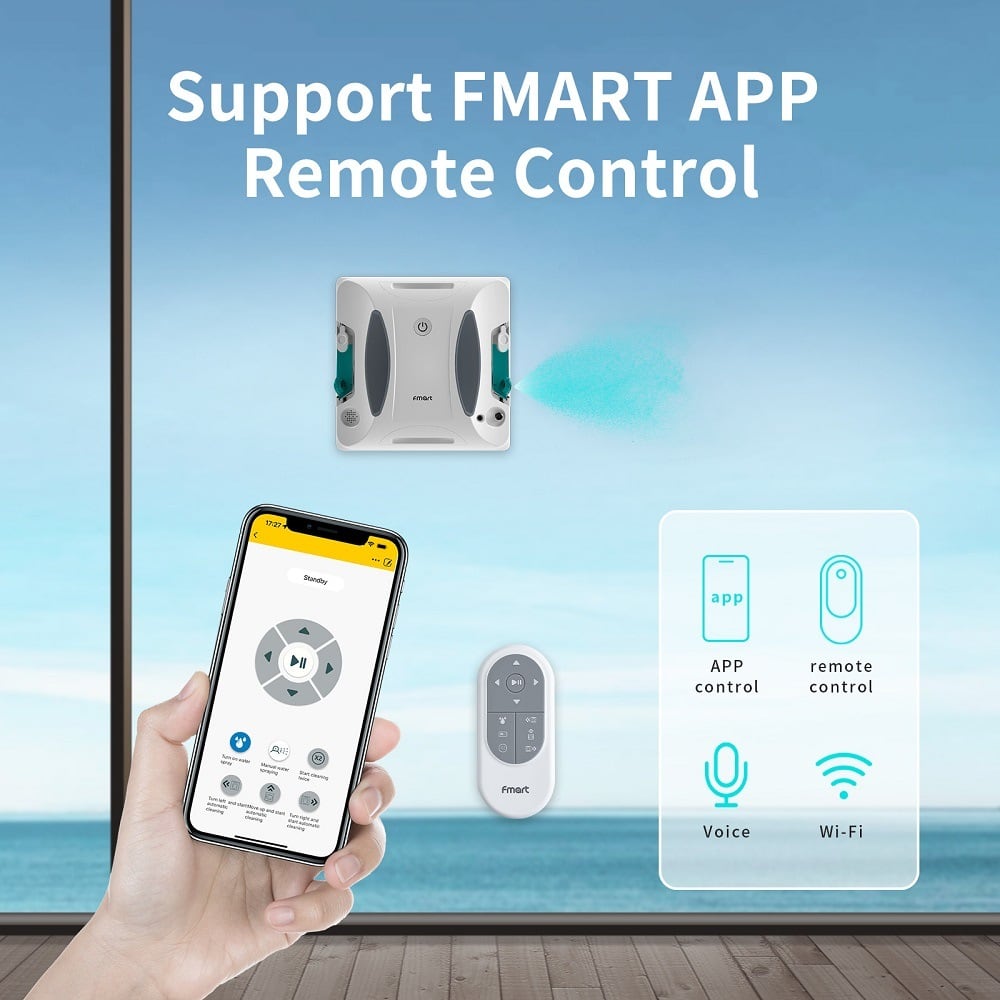 Controlled by app and remote