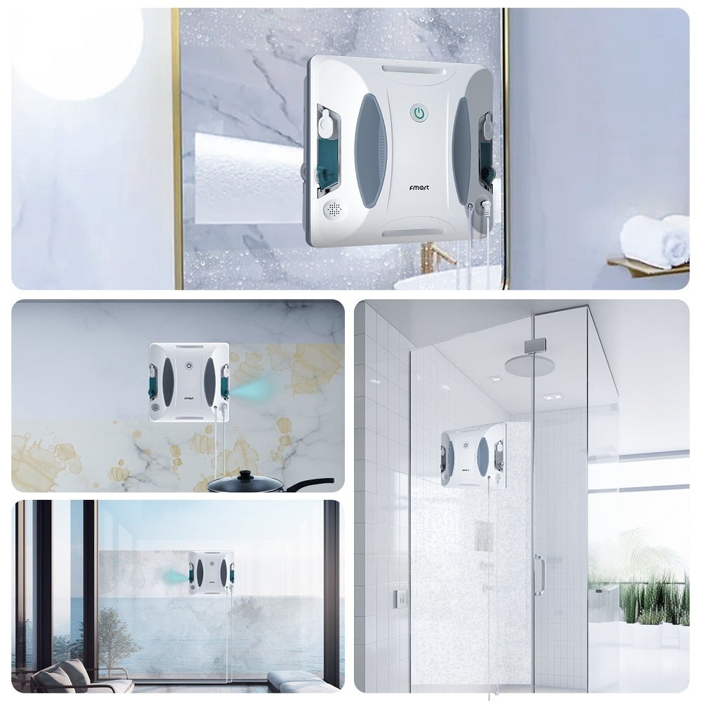 Cleaning mirrors, tiles and shower glass