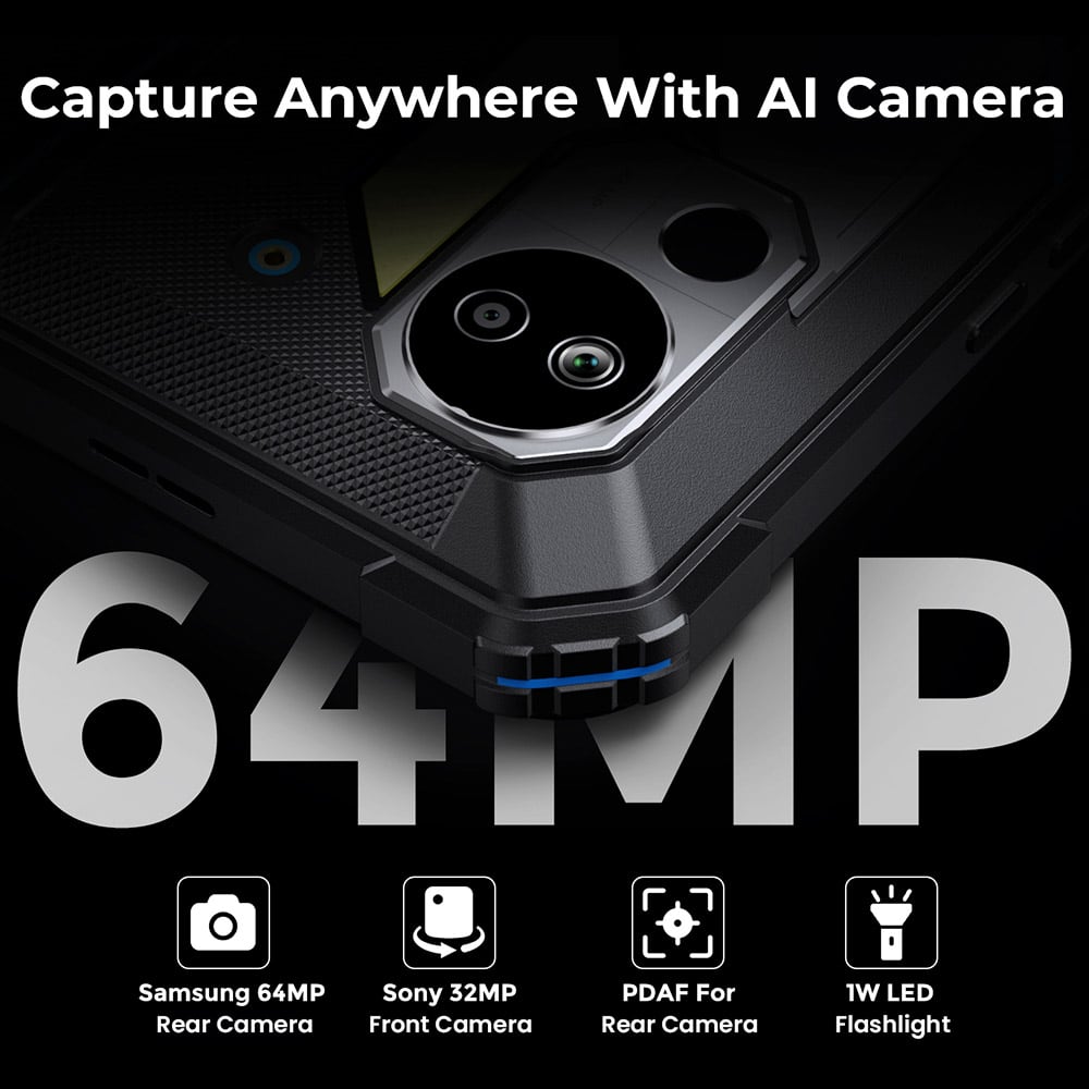 64 MP rear camera