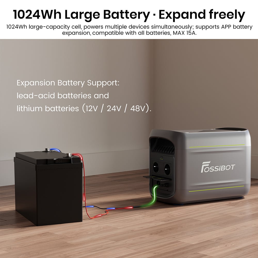 Connected to an external battery