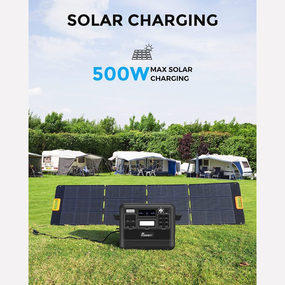 Solar charging up to 500 W