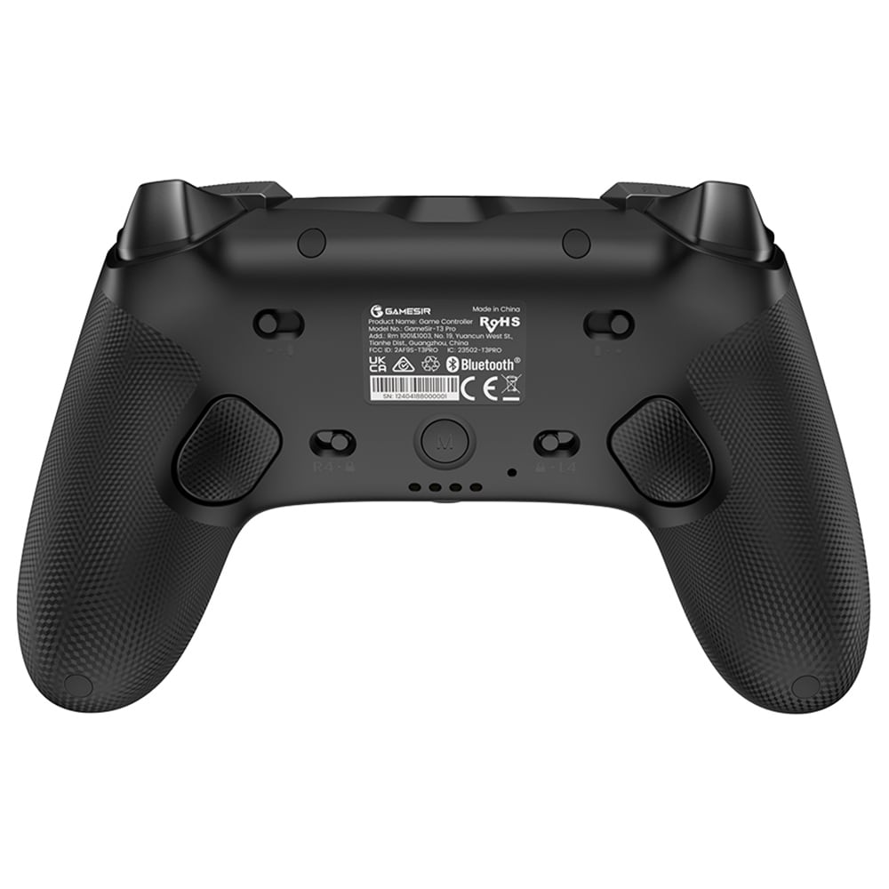 The back with two rear buttons
