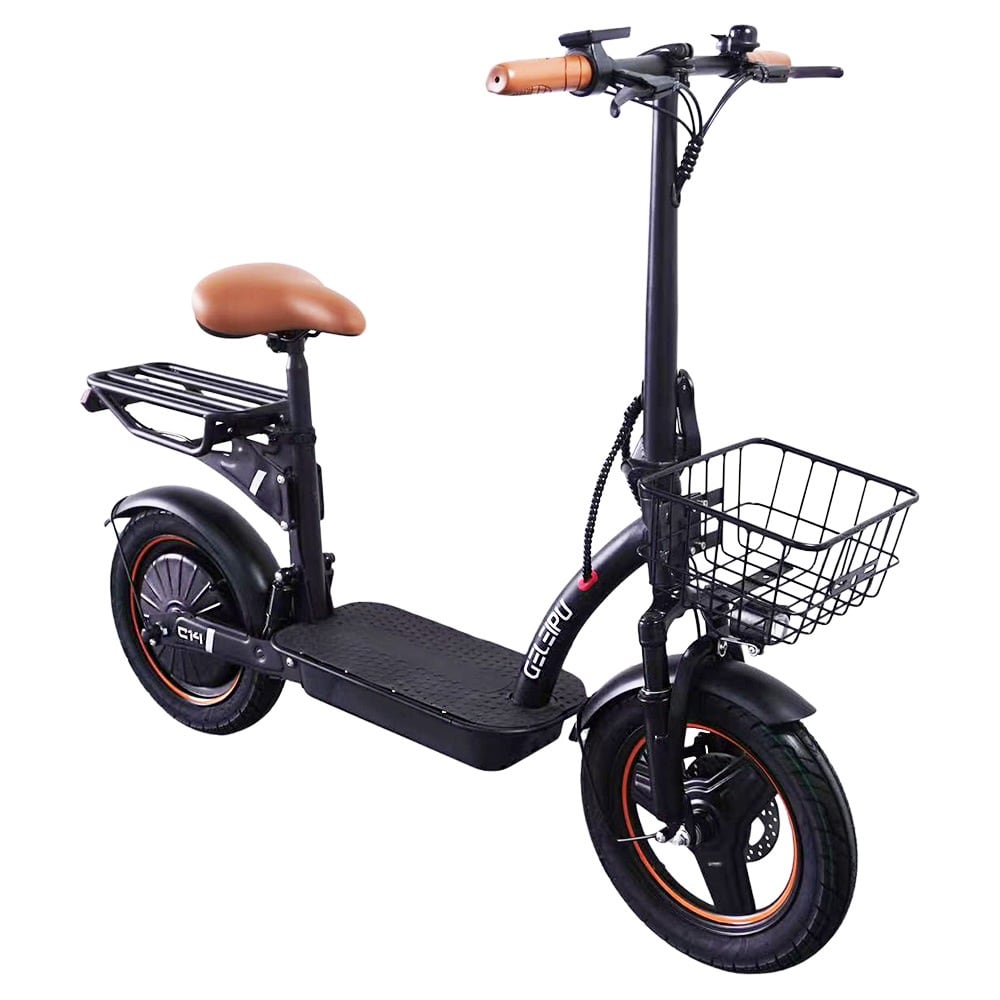 Rear rack and seat from behind
