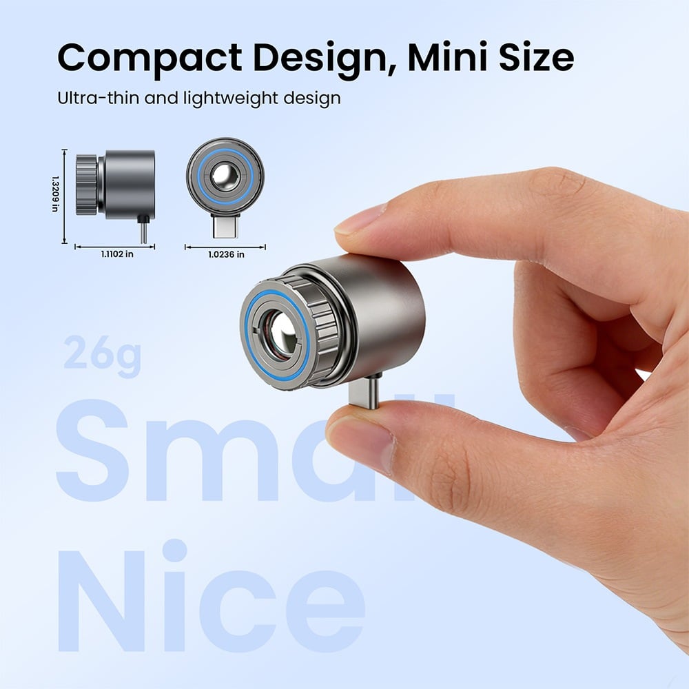 Small enough to hold between fingertips