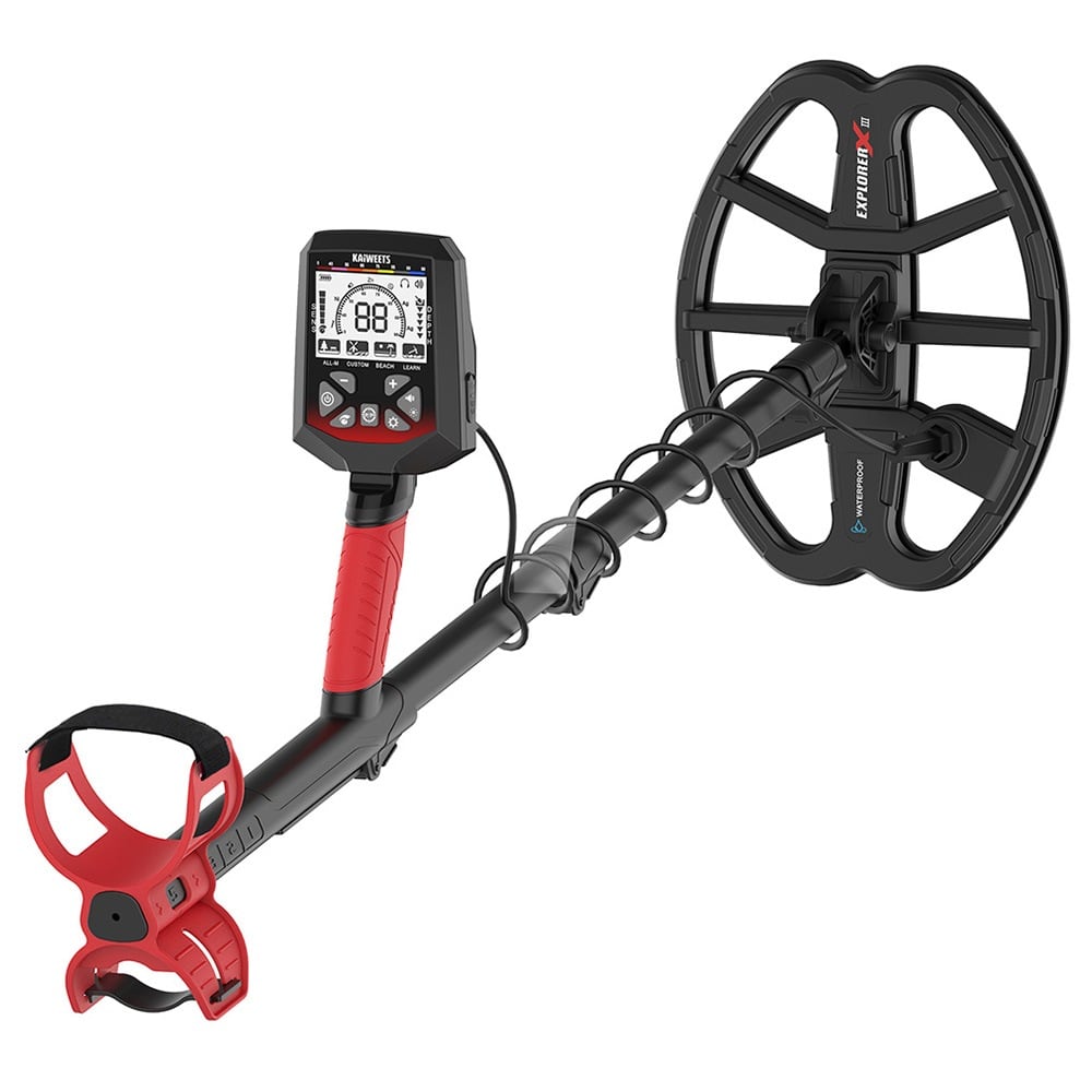 The red grip and large oval coil
