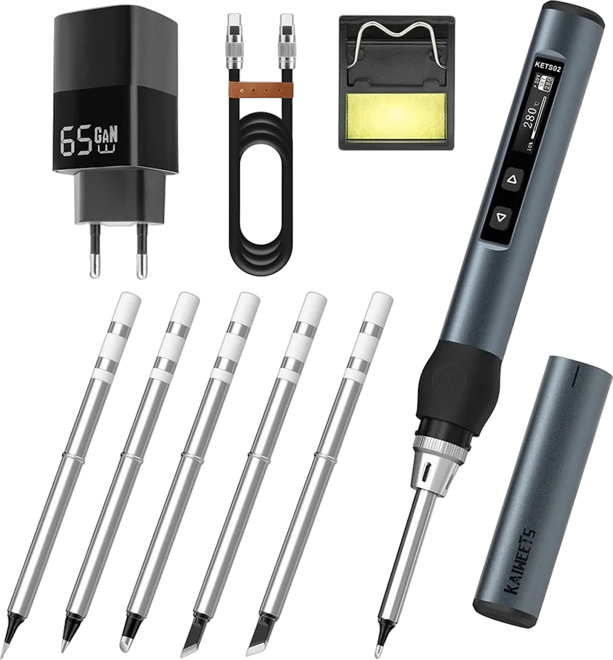 KETS02 65W 스마트 USB-C 인두 키트