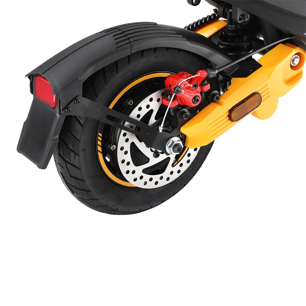 Rear wheel and taillight