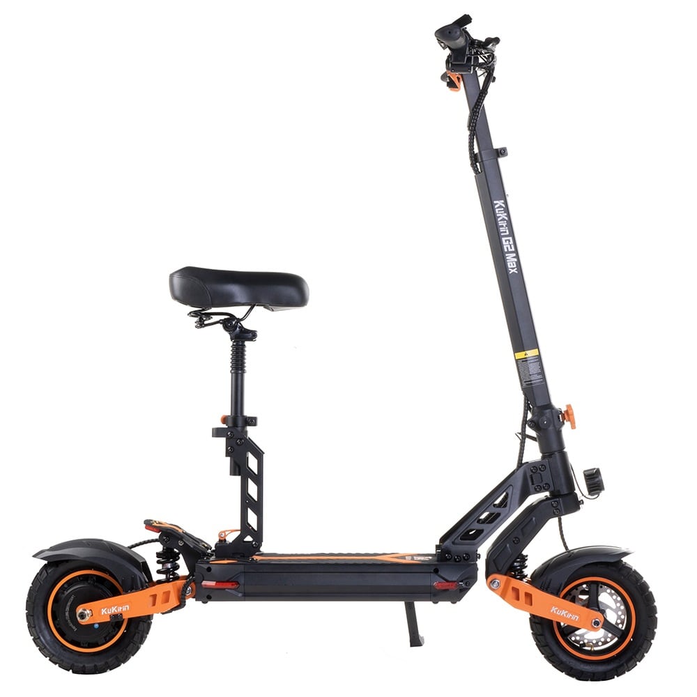 Side view with the seat fitted