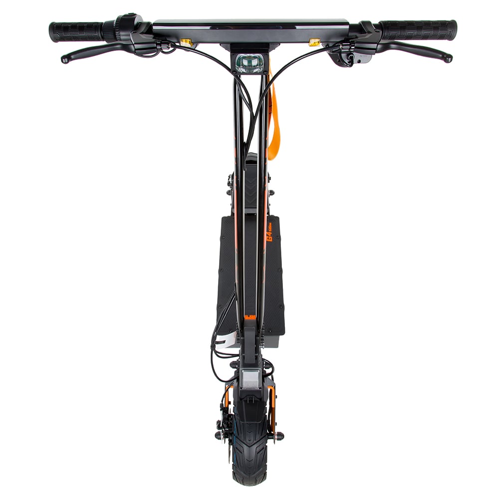 Handlebar and deck from the front