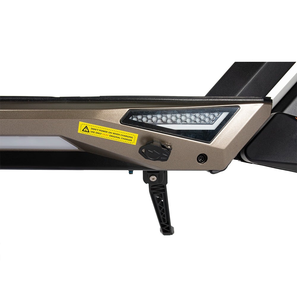 The deck light bar and kickstand