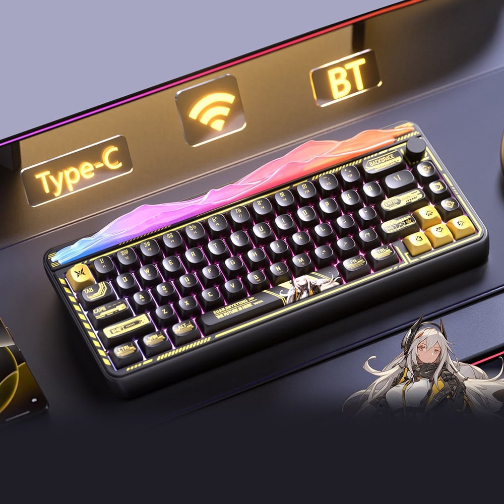 Type-C, 2.4 GHz and Bluetooth modes