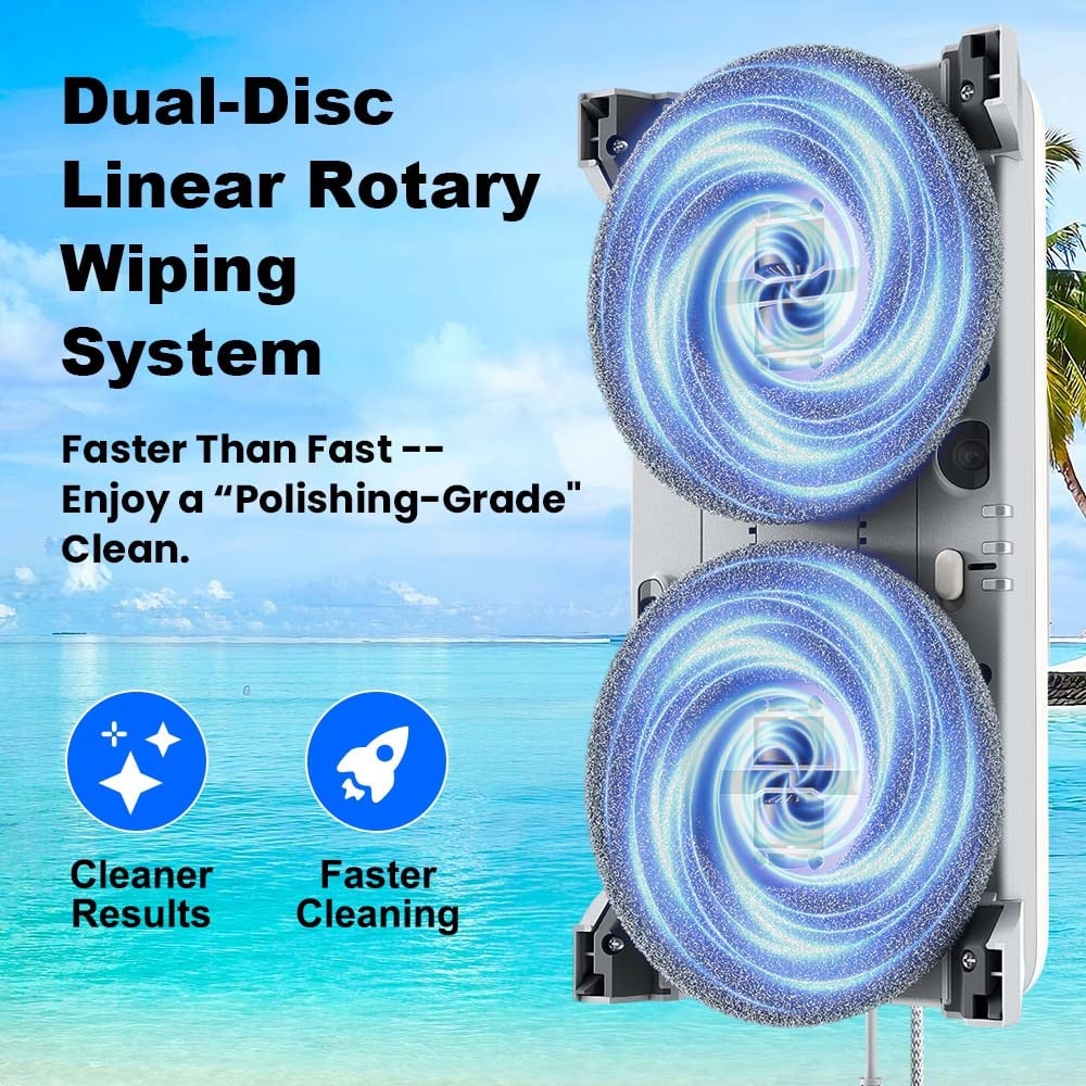 The two counter-rotating discs