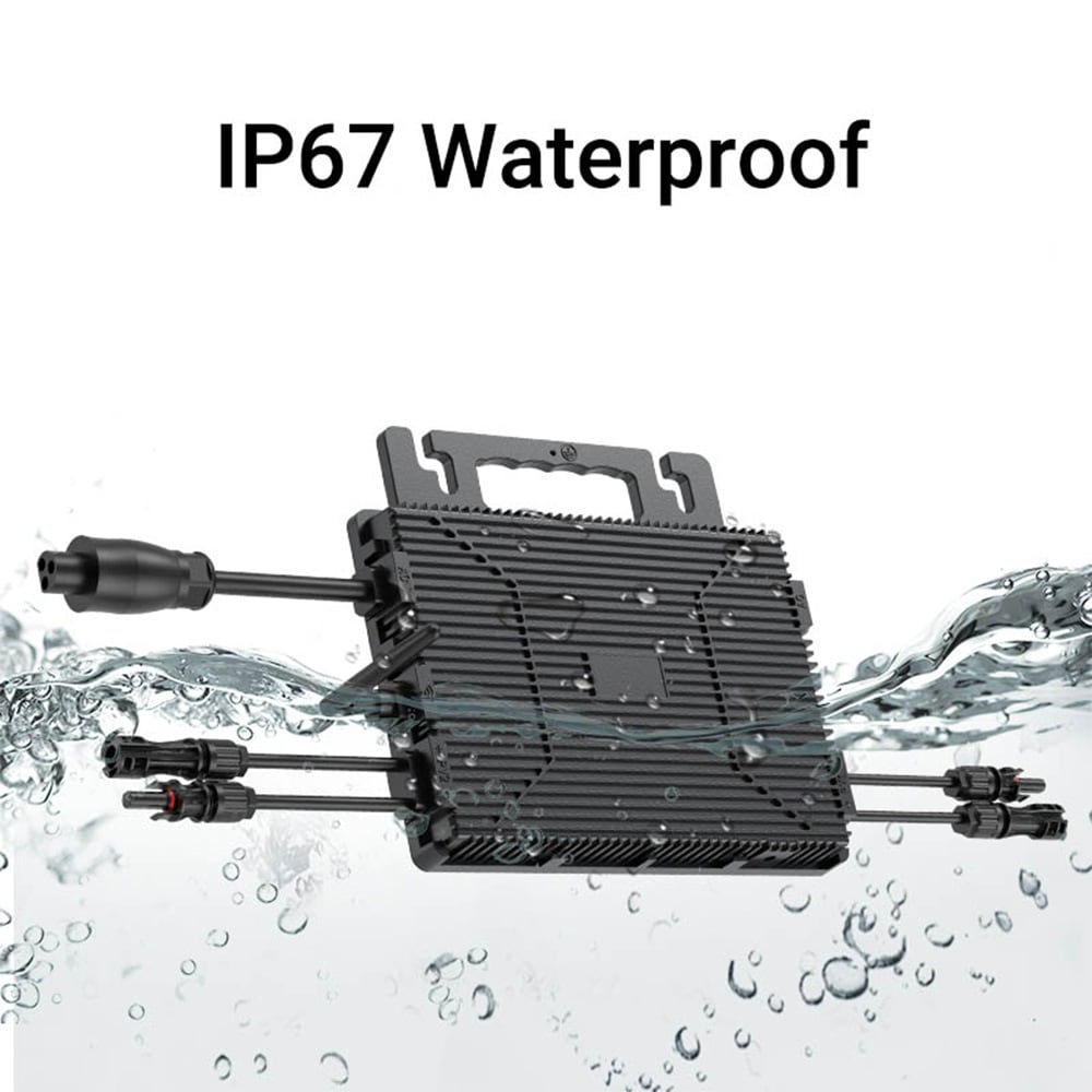 被水打湿的 IP67 逆变器