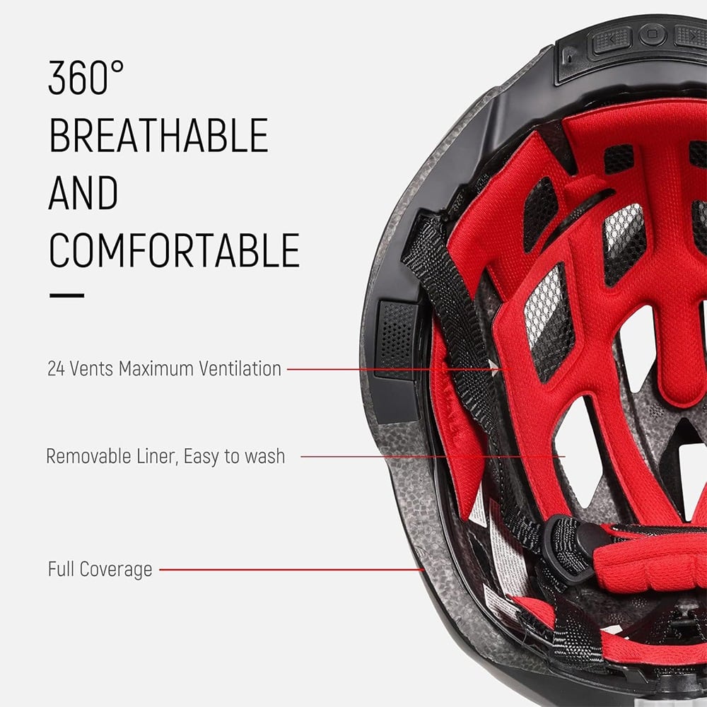 The vents and inner padding