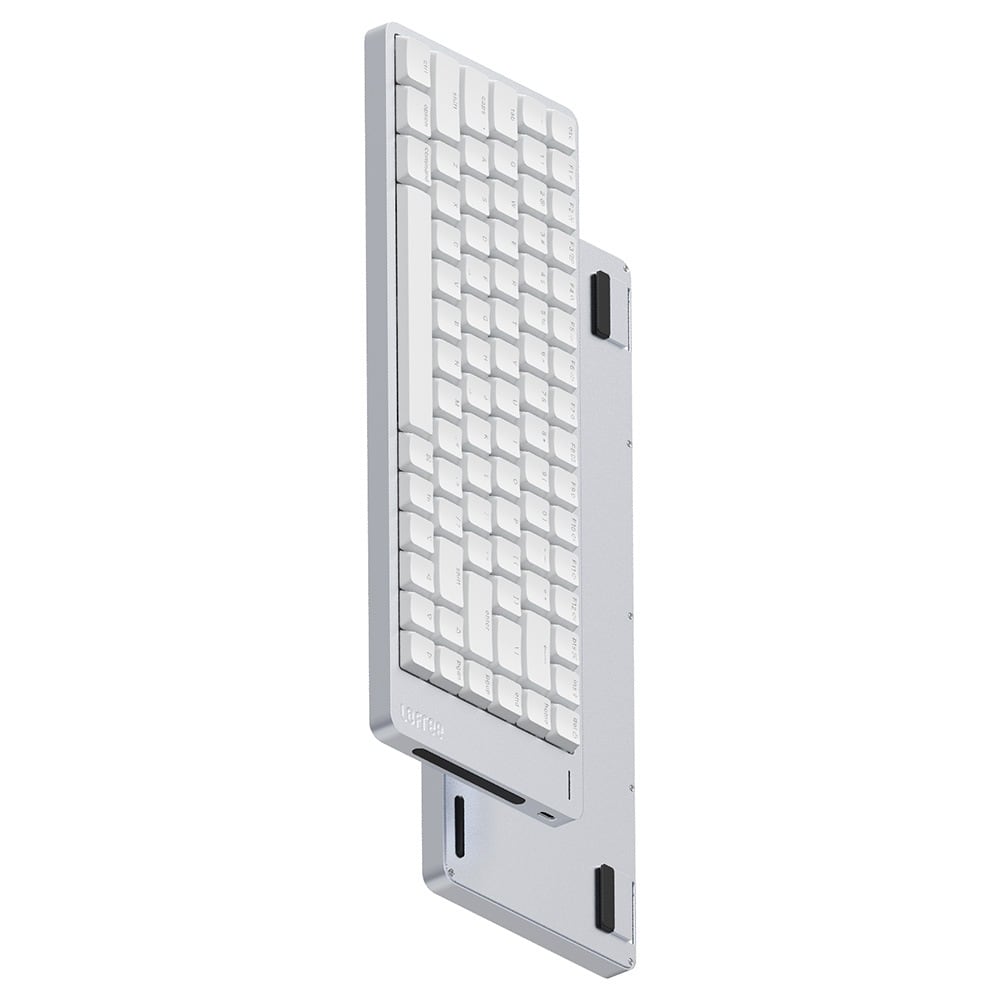 La base con el teclado de pie