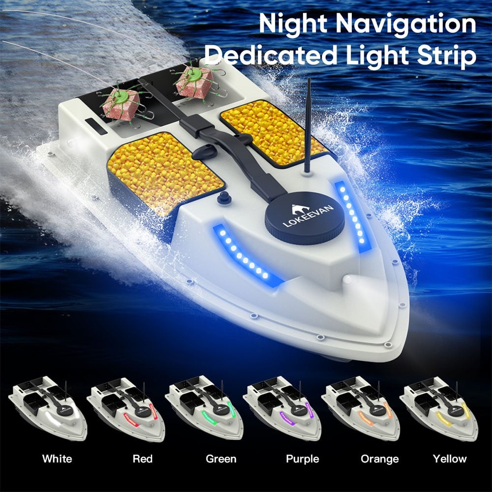 Coloured LED lights for night runs