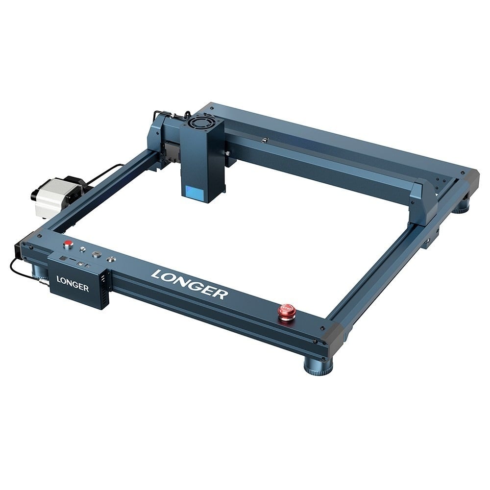 The aluminium frame with the air pump attached