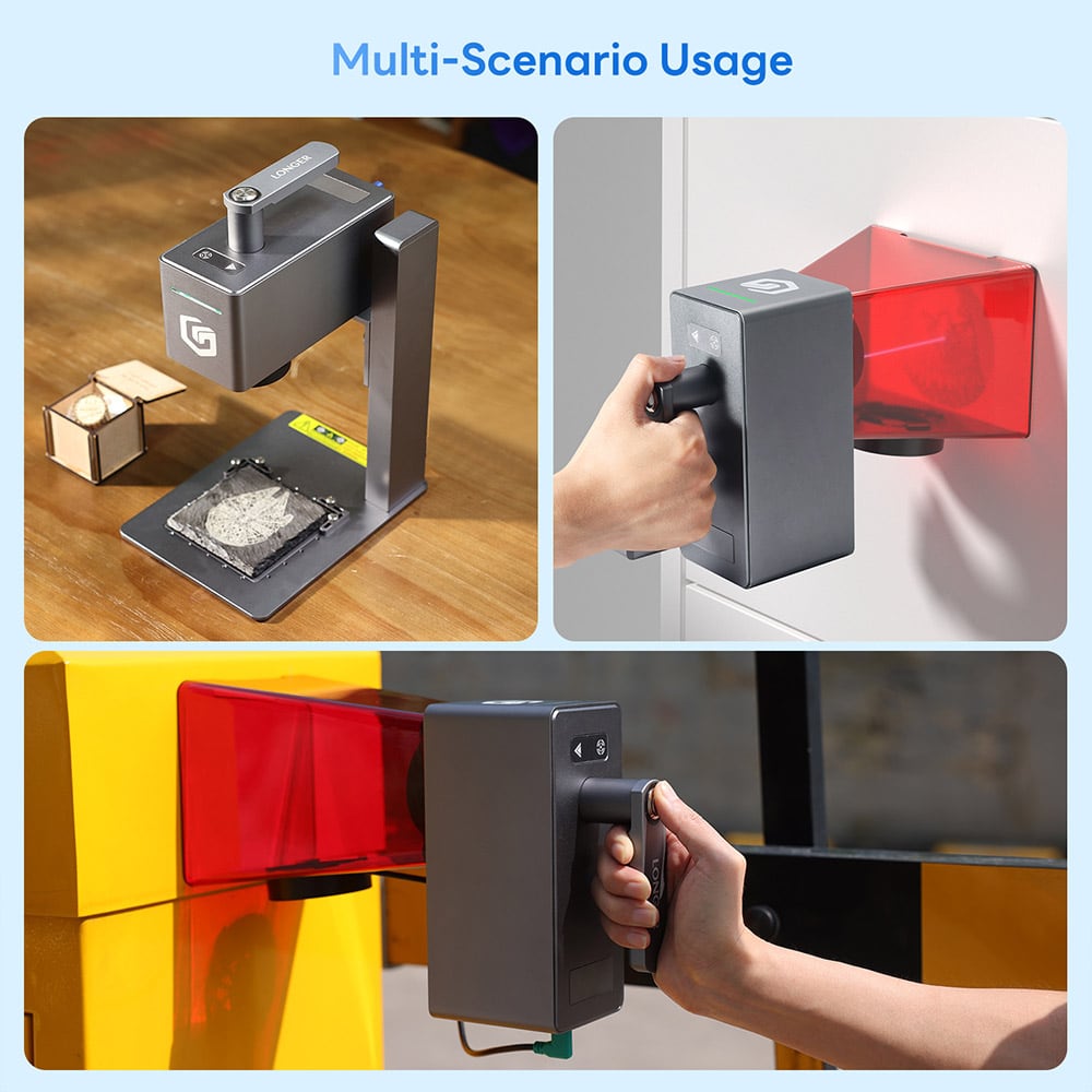 Used in different places and handheld