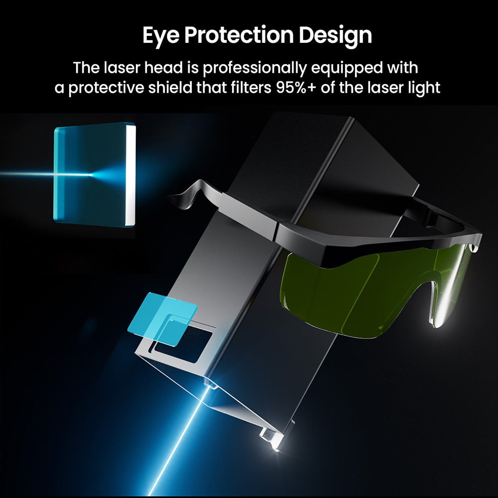 Head shield and safety glasses