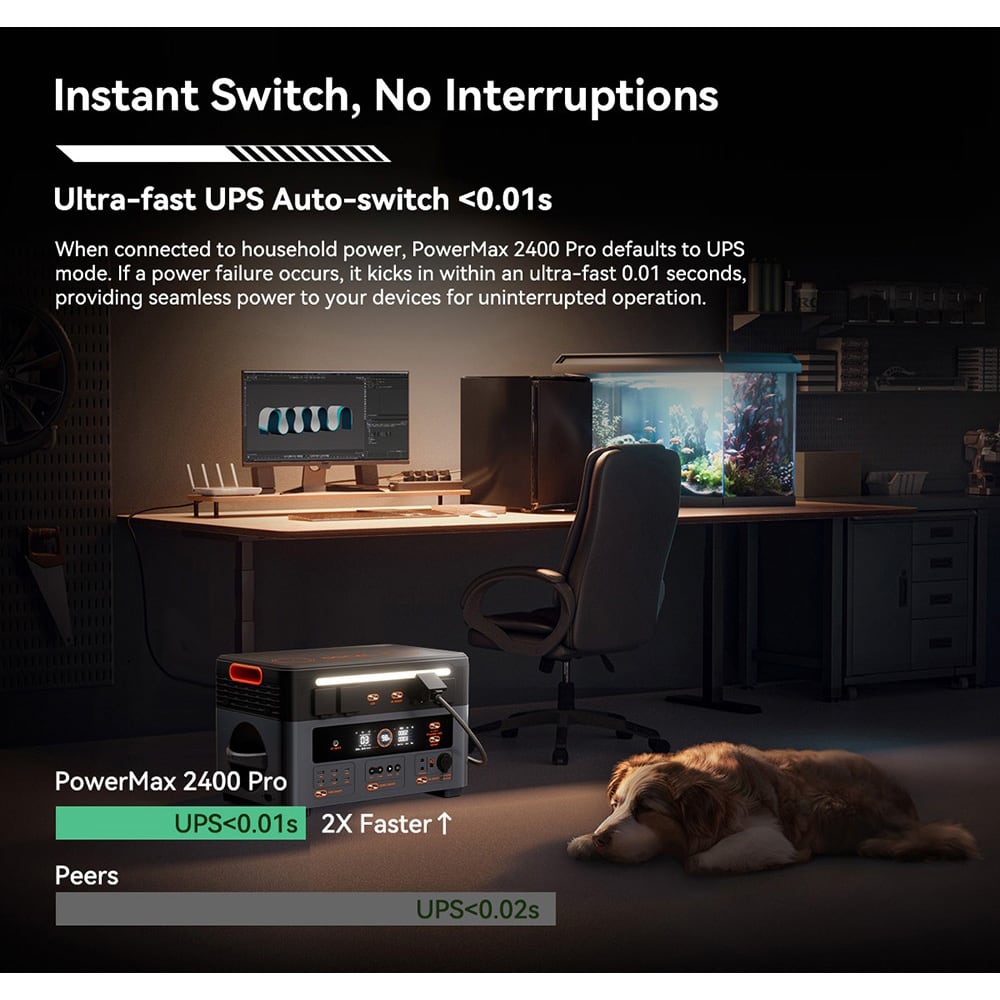 Backing up a desktop PC as a UPS