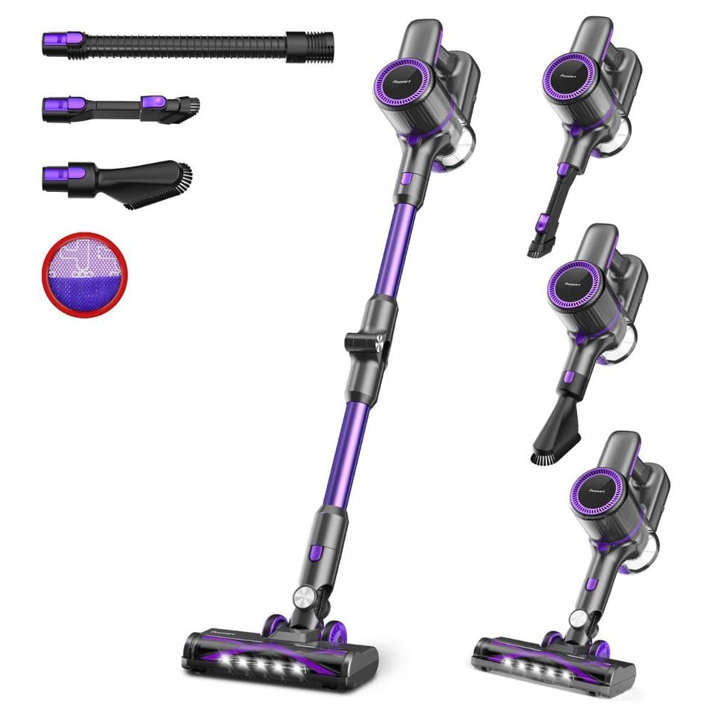 The purple N700 with attachments