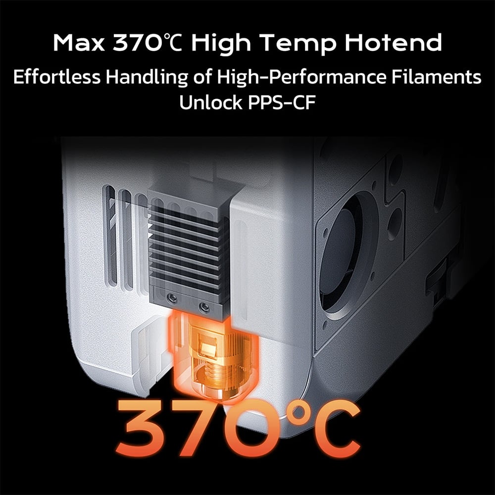 The 370 °C high-temperature hotend