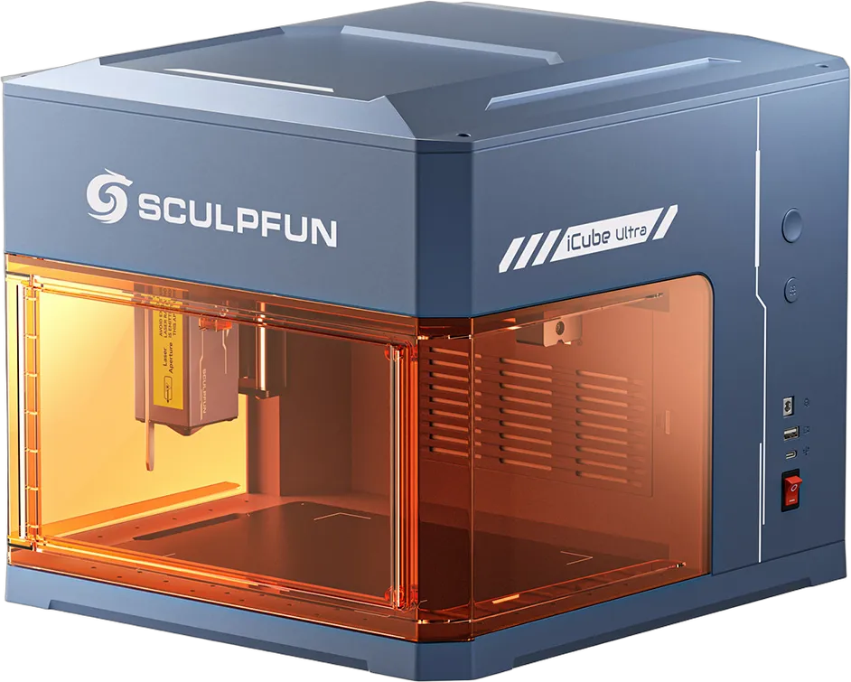 Grabadora láser de sobremesa iCube Ultra 12 W