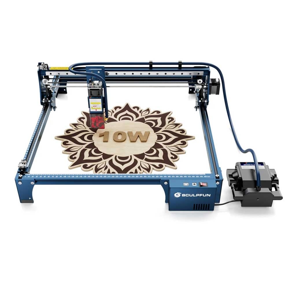The engraver with a wooden engraving
