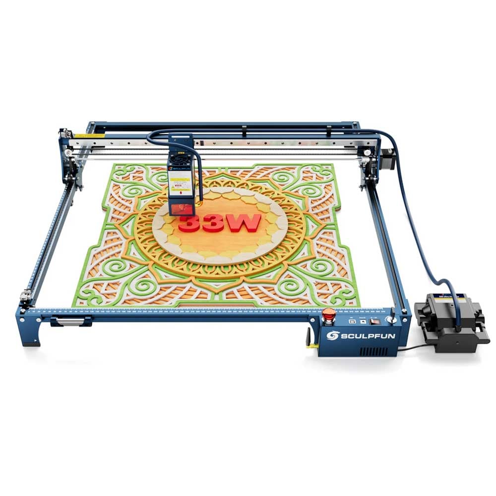 Engraving a pattern on a large board