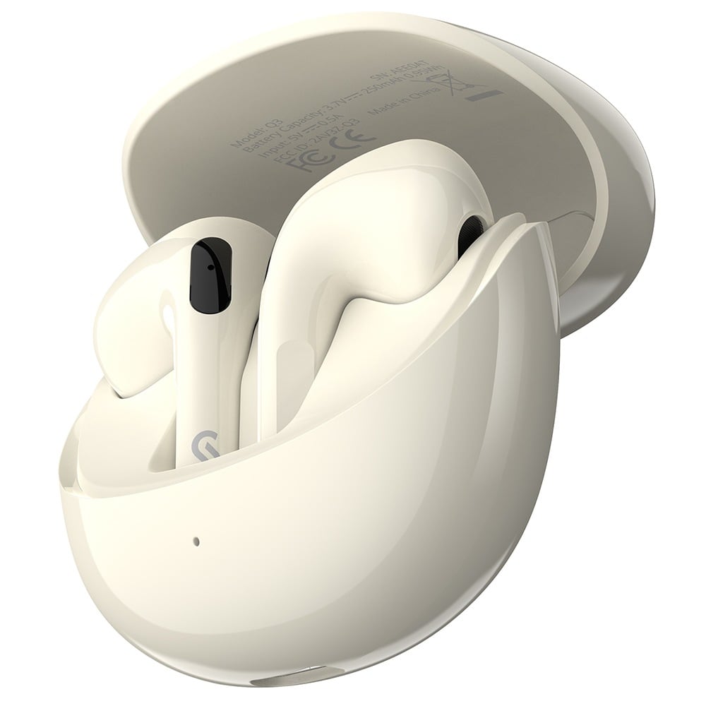 The round case with its lid open